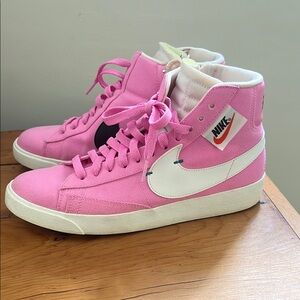 Pink Nike Blazers